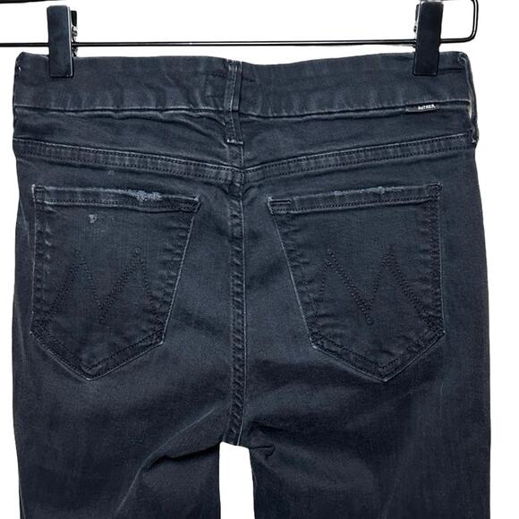 Mother Women’s The Looker Ankle Fray Jeans Guilty As Sin Size 24 - Picture 6 of 8